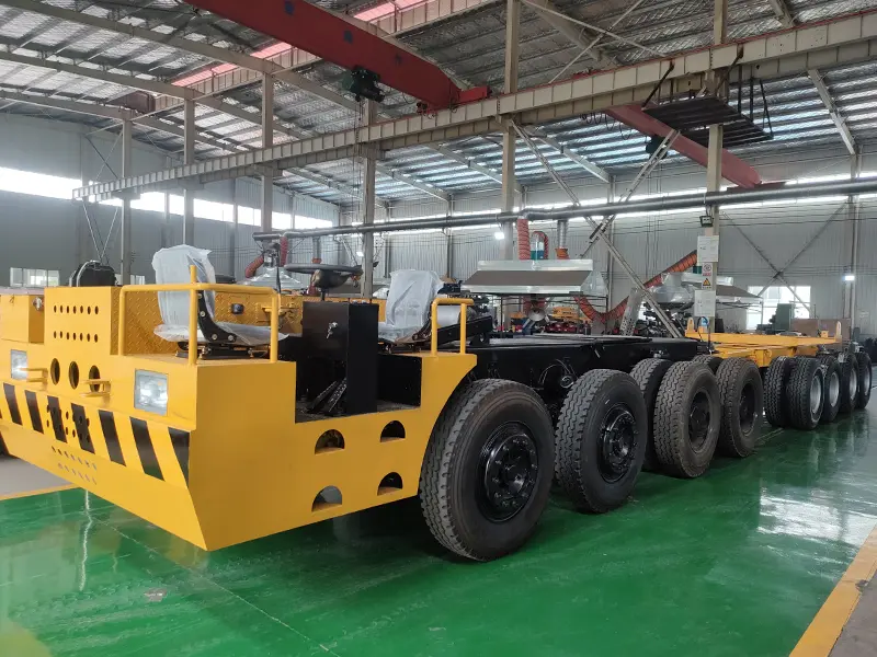 220 Ton 8 Axle Girder Bridge Carrier Production 220 Ton 8 Axle Girder Bridge Carrier Production